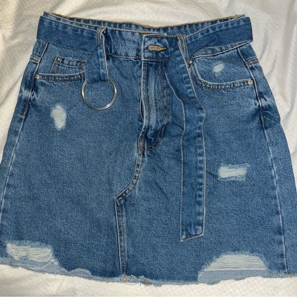 Denim&Co Jeans Skirt